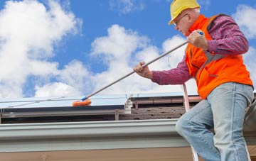 Thorpe Row soft wash roof cleaning